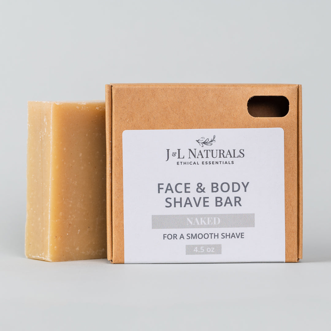 Shave Soap Naked Unscented Lavender Peppermint for Men - Rosetta Creative Boutique
